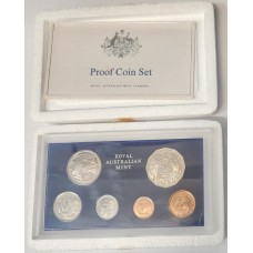 AUSTRALIA 1971 . PROOF SET . COMPLETE . MINOR OXIDATION